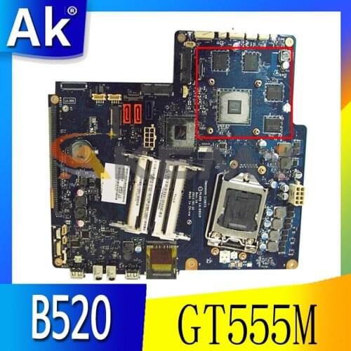 Akemy High quality Motherboard For Lenovo B520 CIH67S LA-6951P DDR3 H61 GT555M NO TV