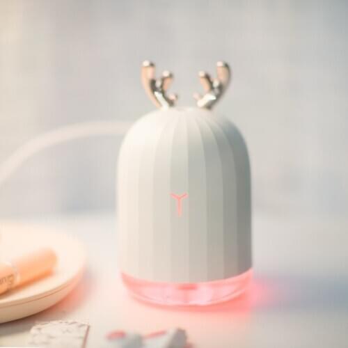 Household Air Humidifier USB Portable Mini Ultrasonic Aroma Essential Oil Diffuser Mute with Colorful Lights