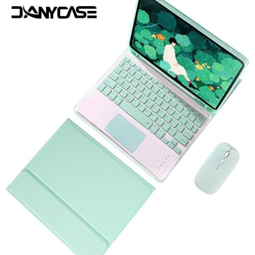 For iPad Air 4 Case With Bluetooth Keyboard Touchpad For iPad 10.2 8th 7th Generation 9.7 2018 Air 2 3 10.5 Pro 11 2021 2020