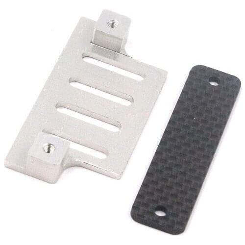 FATJAY 1set RC cars RC boat Aluminum alloy Carbon fiber upgrade spare part servo mount for S3003 MG995 servo ect