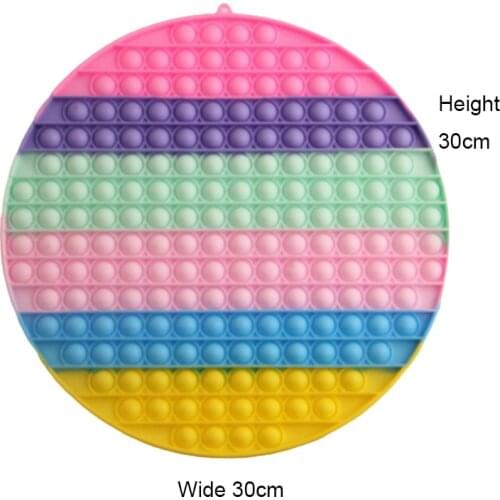 Hot 30cm Large Macarone Decompression Children&adults Toys Fidget Toys for Anxiety Stim Stress Squeeze Toys Autism Free Shipping