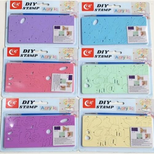 Cartoon Alphanumeric Mold Cake Baking Biscuit Chocolate Diy Decoration Tool Mold N2R7