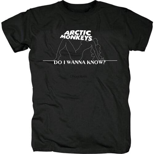 Mens TShirt Short Sleeve Shirt Arctic Monkeys Rock Tee Women Hiphop Shirts(1)