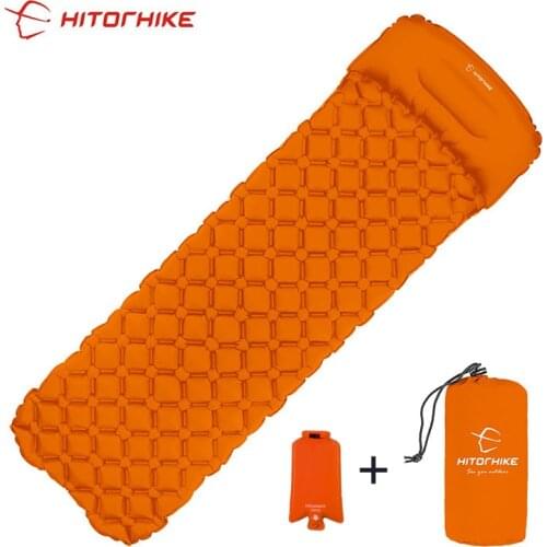 Camo Sleeping Pad Camping Mat Otdoor Inflatable Mattress Diamond Ultra-Light Air Mattress Hiking Air Cushion Portable Sleep Mat