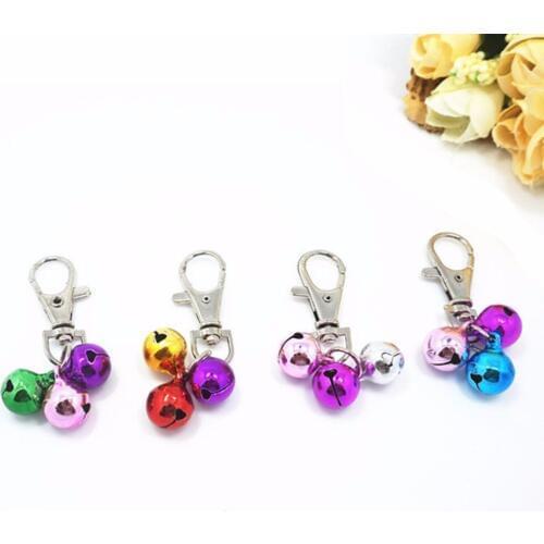 New Dog Cat Pet Necktie Collar Bell 18mm Pet Jingle Bells Loose Beads Small For Pet Supplies