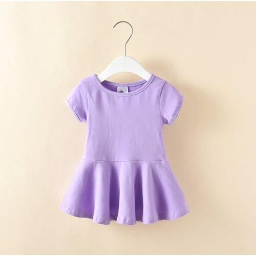 Baby Girl Dress summer short sleeeve Kids Clothes Princess Children Dresses For Girls Casual Wear Dress toddlers