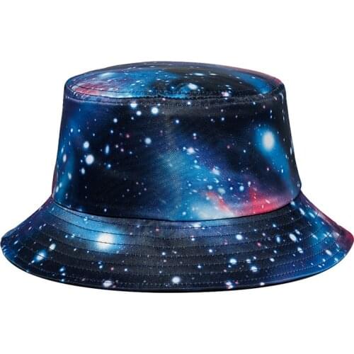 Hat Men Women Summer Sun Beach UV Protection Blue Wide Brim Breathable Hiphop Bucket Hats Holiday Accessory For Teenagers
