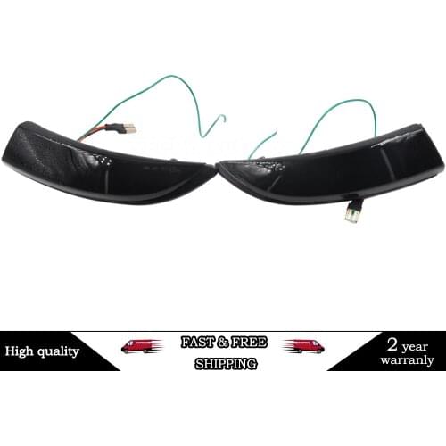 Water Blinker Side Mirror Indicator LED Dynamic Turn Signal Light For Ford Fiesta MK7 B-Max 2008-2017 Focus 2014-2018
