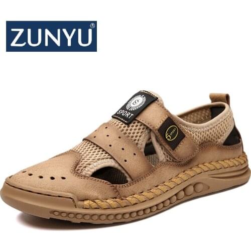 ZUNYU Quality Leather Mens Casual Shoes Fashion Comfortable Breathable Mens Shoes High Men Driving Shoes Handmade Flat Shoes