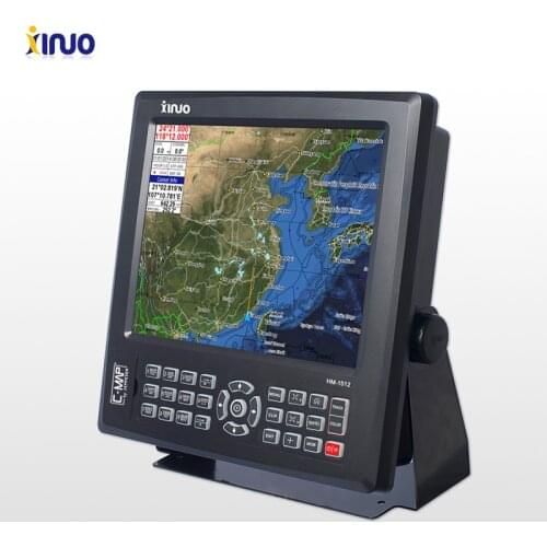 XINUO 12.1'' fishing ship GPS navigator Chart Plotter For Boating Sailing Support C-Map HM-1512 marine electronics navicom