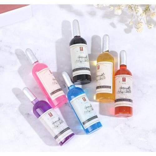 10Pcs 1:12 1:6 Resin Dollhouse Miniature Wine Bottles Model Dolls Kitchen Accessories