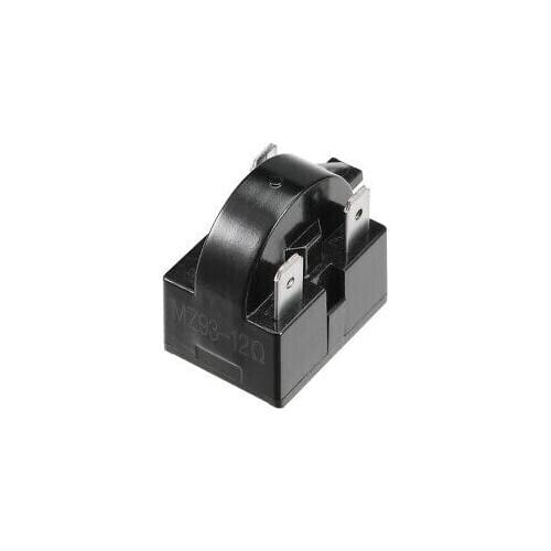 12 Ohm 3 Pin Refrigerator PTC Starter Relay Replacement Part Black