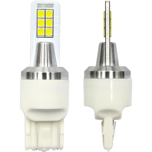 2pcs Car Tail Light 1156 LED BA15S/P21W 1157 BAY15D S25 T20 7440 7443 T25 3156 3157 12SMD 3030 Reverse Bulbs White Yellow Red