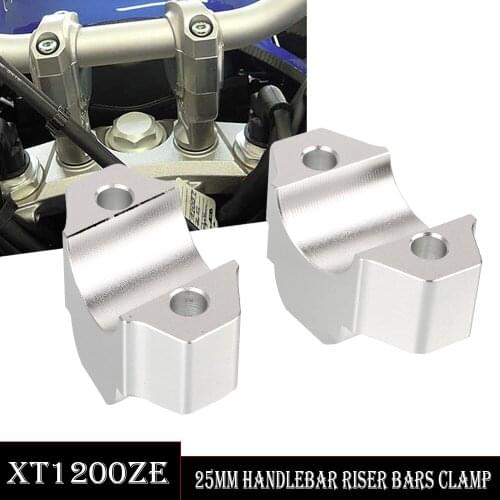 25mm Motorcycle CNC Handlebar Riser Bars Clamp FOR YAMAHA XT1200Z SUPER TENERE XT1200ZE 2014-2021 2020 2019 2018 2017 2016 2015