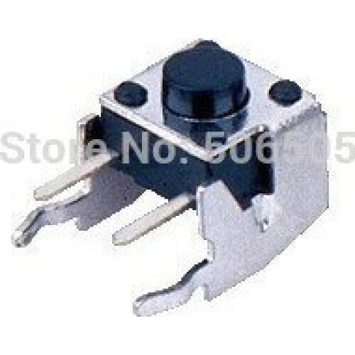 6X6X5mm horizontal type with support Tact Mini Push Button Switch Micro Switch Momentary 50pcs/lot