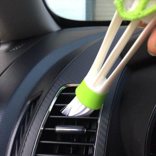 Car air conditioner air outlet gap cleaning brush shutter keyboard cleaning brush for Skoda Octavia Fabia Rapid Superb Yeti Room