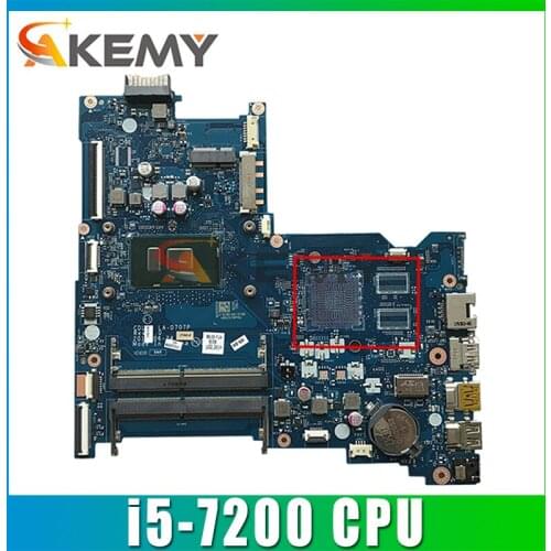 For HP 15-AY Laptop Motherboard 903792-601 903792-001 903793-601 903793-001 CDL50 LA-D707P With i5-7200 CPU DDR4 MB 100% Tested