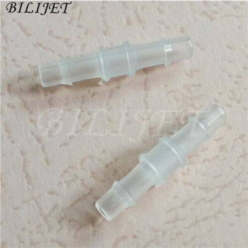Wide format printer ink pipe connector single way 3X2MM 4X3MM 4X2.5MM 5X3MM 6X4MM For Epson DX4 DX5 DX7 ink tube connector 50pcs
