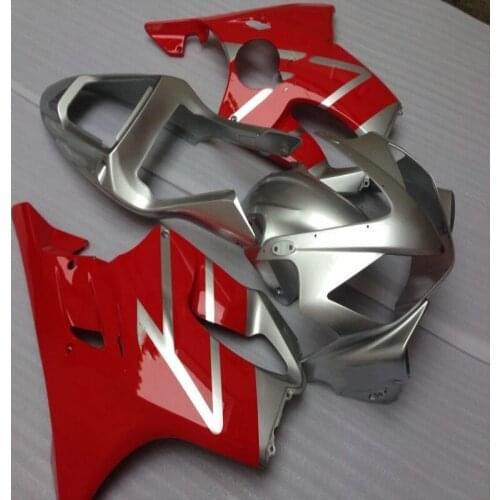 HIGH ABS-Injection molding fairing kit for CBR600 F4I 01 02 03 red Silver fairings set CBR600 F4I 2001 2002 2003