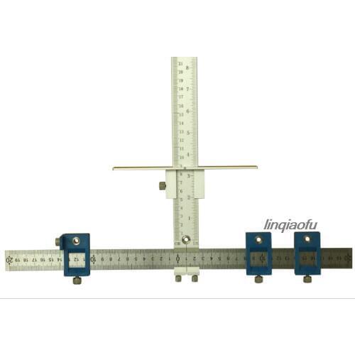 Aluminum alloy furniture woodworking hole locator Woodworking auxiliary installation tool Multi-function hole locator