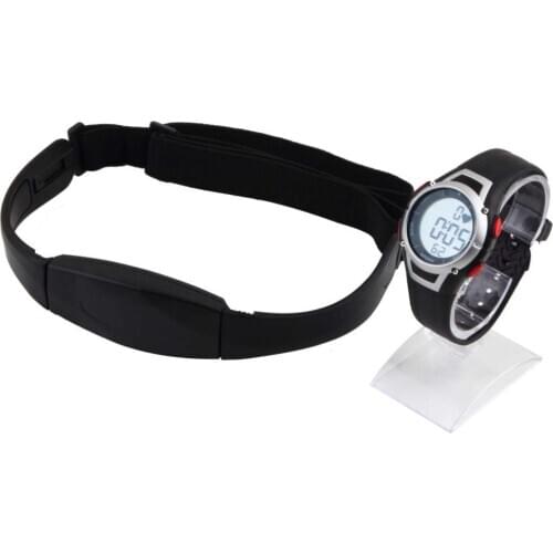 1Pcs Heart Rate Monitor Sport Fitness Watch Outdoor Cycling Riding Gym Running Waterproof Wireless Track + Chest Strap Equipment