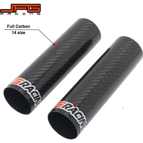 Motorcycle 150-250MM Carbon Fiber Adjustable Front Fork Shock Guard Protector For YAMAHA YZ125 YZ250 YZ250F YZ450F WR250F WR450F