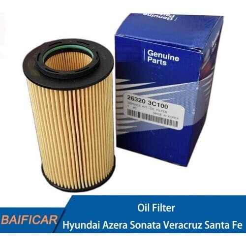 Baificar Brand New Genuine Oil Filter 26320-3C100 For Hyundai Azera Entourage Sonata Veracruz Santa Fe