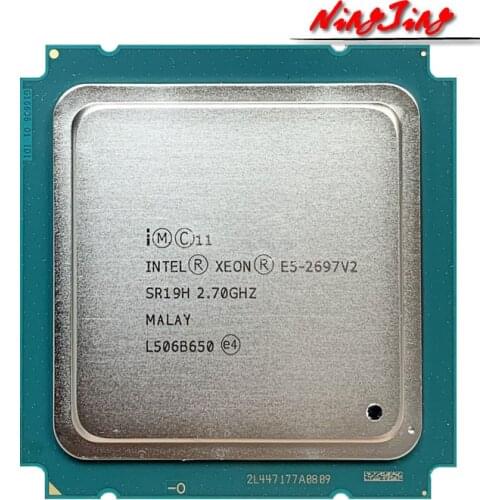 Intel Xeon E5-2697v2 E5 2697v2 E5 2697 v2 2.7 GHz Twelve-Core Twenty-four-Thread CPU Processor 30M 130W LGA 2011