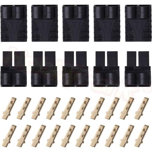 RC Battery Connector Plugs NiMh/Lipo Battery Brushless ESC High Current Connectors for Traxxas TRX fit Slash /Rustler/Stampede