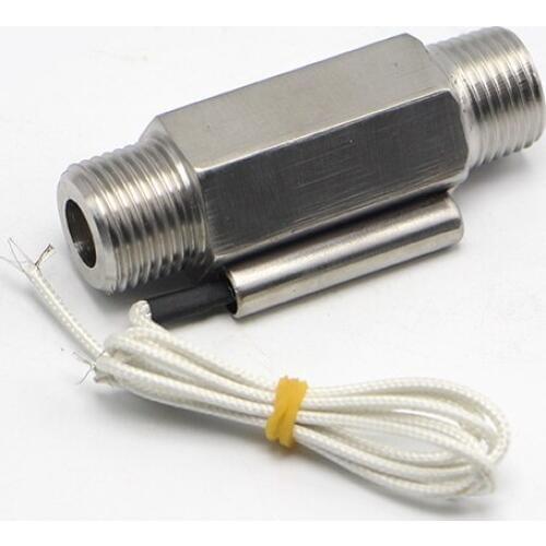 20mm 1/2" DN15 Male Threaded Ports Stainless Steel Metal Shell Liquid Water Flow Sensor Switch ZFS-04S