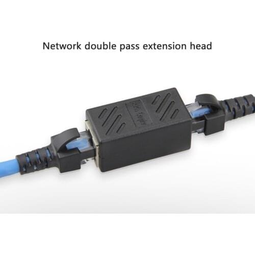 RJ45 Connector Female To Female Ethernet CAT6 Coupler Cat7 Cat5e Network Cable LAN RJ45 UTP Inline Conector Extender Adapter