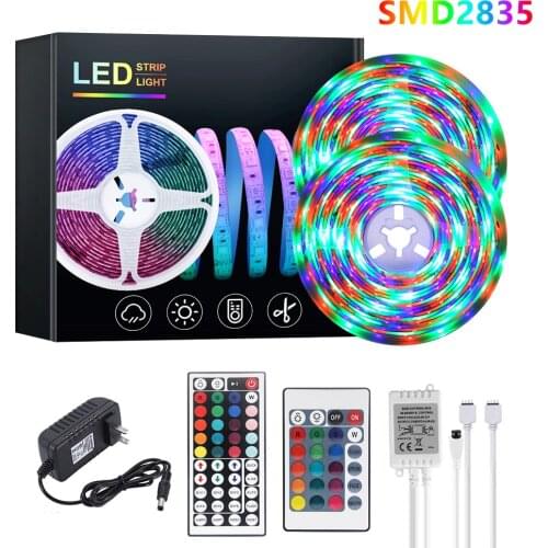 LED Strip Lamp Neon Light Tape RGB Strip LED Waterproof Flexible LED Ribbon Color rgb TV Backlight Lighting For Party Decoration