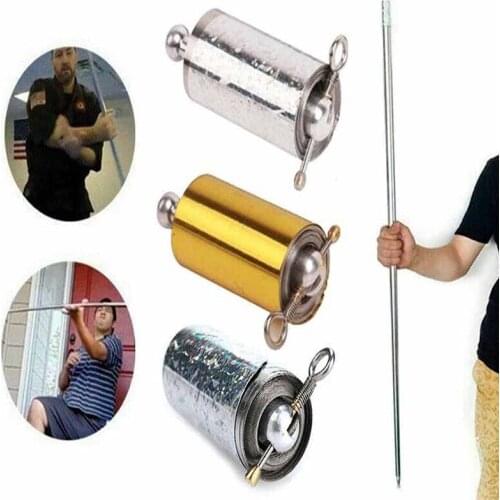 Telescopic Stick Durable Silent Light Weight Magic Cane Telescopic Stick Self-defense Stick Stick 1.5 Meters Folding