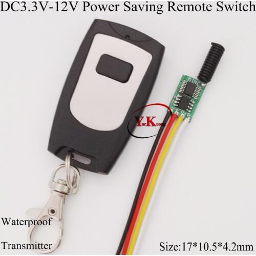 Smart Electronic Door Lock Mini Mos Remote Switch 3.3V 3.6V 3.7V 4.2V 4.5V 5V 6V 7.4V 9V 12V Low power consumption Current 0.5ma