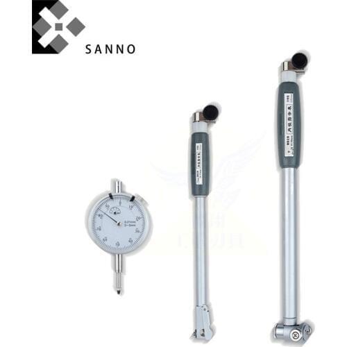 High precision 0.01mm craftsman dial bore gauge measurement 10-18-35-50-160-250-450mm bore dial indicator