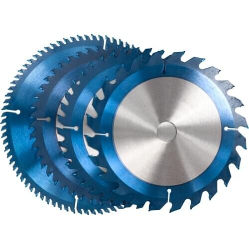 1pc 165-300mm tct saw blade nano coating blue circular saw blade cutting discs carpentry tipped carbide saw blade