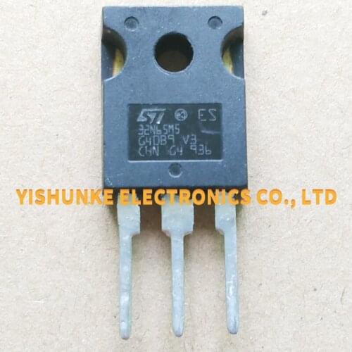 10PCS 32N65M5 STW32N65M5 TO-247 MOSFET TRANSISTOR 32A 650V