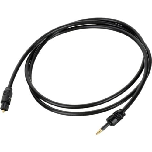 5m 3m 1m Audio Optical Fiber Line Mini 3.5 mm Plug Digital Optical Cable SPDIF Optical Line To Round Mouth TOSLINK Connector