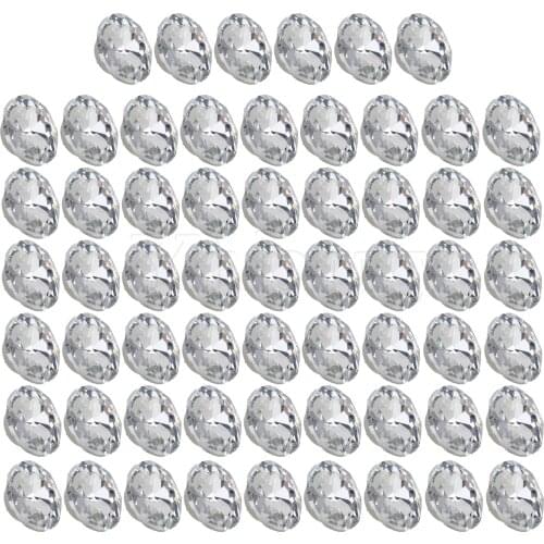 60 Pieces Rhinestone Sew On Upholstery Crystal Headboard Button 22mm Dia