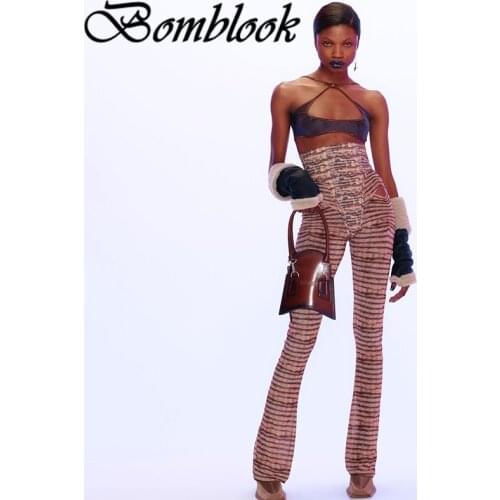 Женские брюки клеш Bomblook China At AliExpress