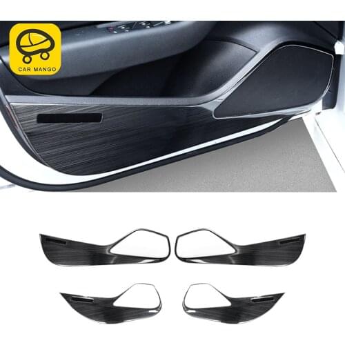 CarManGo for Audi A3/S3/RS3 8V Sedan 2013-2019 Car Accessories Stainless Door Panel Protector Cover Auto Anti-Kick Pad Frame