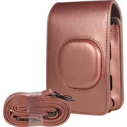 Retro Soft PU Leather Cover Mini Camera Case Bag for Fuji Camera with Shoulder Strap Camera CaseFor Fujifilm Instax Mini LiPlay