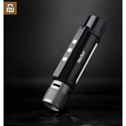 Youpin NexTool 6-in-1 1000lm USB Rechargeable Flashlight 240m IPX4 Waterproof LED Flashlight Searching Torch Emergency PowerBank