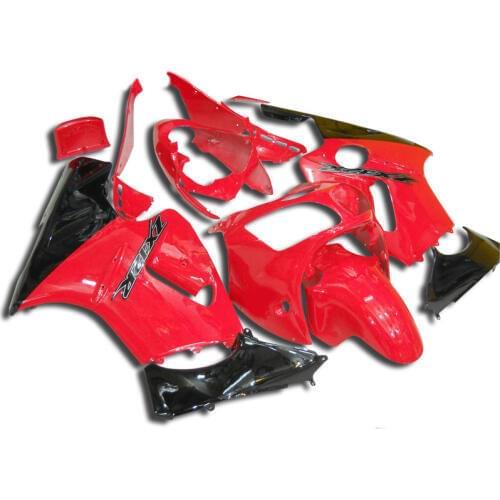 Full tank cover red black Fairing kit for KAWASAKI Ninja ZX12R 00 01 ZX-12R 2000-2001 ZX 12R 00 01 2000 2001 Fairings set