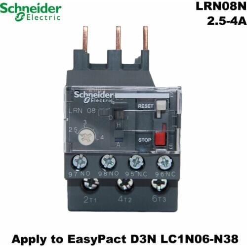 Schneider Electric LRN08N contactor LR-N08N 2.5-4A LC1N EasyPact D3N contactor thermal overload relay brand new original export