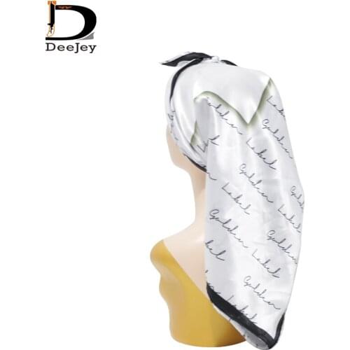 Custom Full Logo Square Scarf Stain Bandana For Woman And Man Manufacture Various Of Beauty Soft Scarf