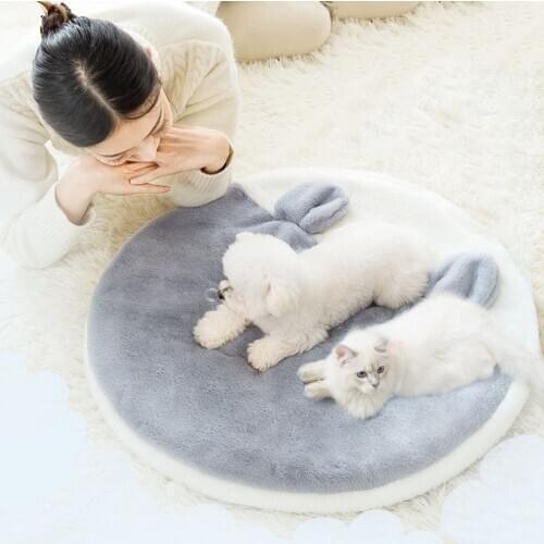 Bed For Small Dogs Kennel Pet Dog Plush Cats House Blanket Warm Comfortable Sleeping Cushion Mat Sofa Washable Dog Cat Bed