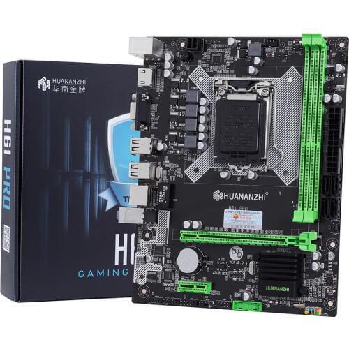 HUANANZHI H61 Pro LGA1155 Motherboard with VGA HDMI Video Output RAM DDR3 2 Channels DIY Buy Computer 2 Years Warranty