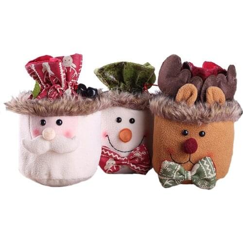 Fashion Cute Santa Snowman Doll Christmas Doll Christmas Tree Hanging Ornament Festive Supplies
