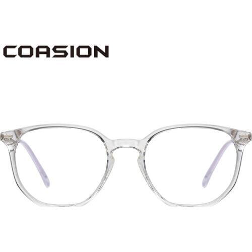 COASION TR90 Blue Light Blocking Glasses for Men Women Polygon Frame Bluelight Glasses Fashion Ccomputer Gaming Glasses CA1638